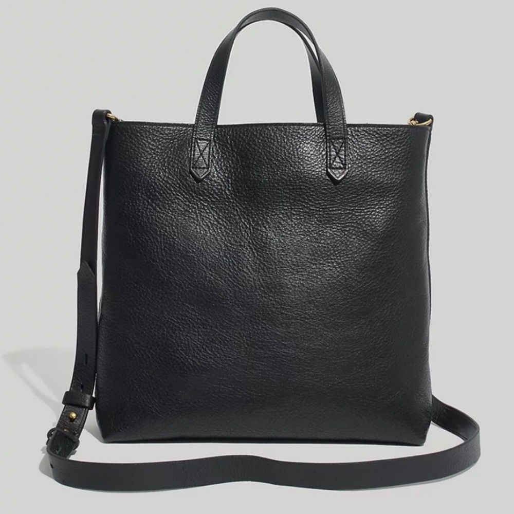 Madewell The Zip-Top Transport Crossbody in true Black